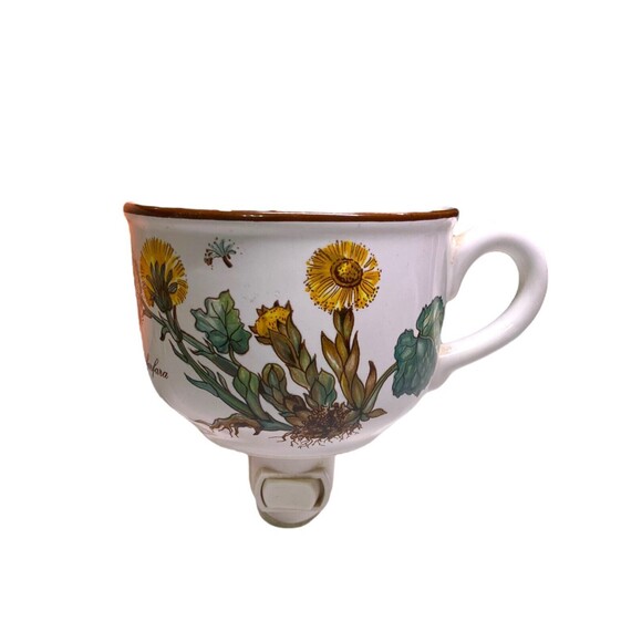 Villeroy And Boch Botanical Cup Handmade Nightlight Plug In Flowers Floral - Picture 2 of 13